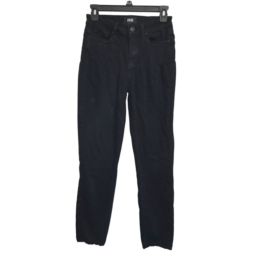 EUC Women’s PAIGE Verdugo Black Jeans Size 25 Skinny